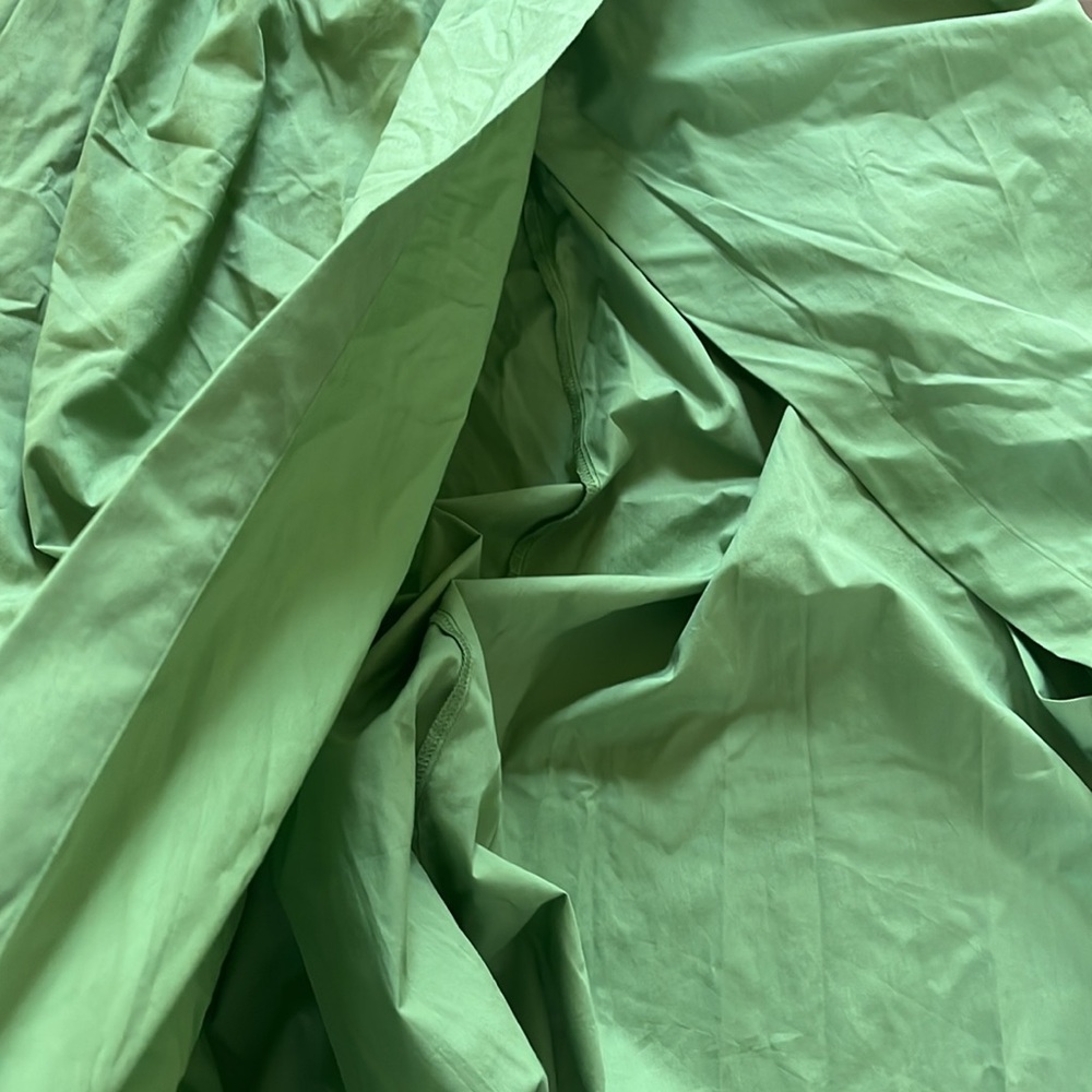 NWT Abercrombie & Fitch One-Shoulder Cutout Maxi Dress in Green size medium - Picture 5 of 11